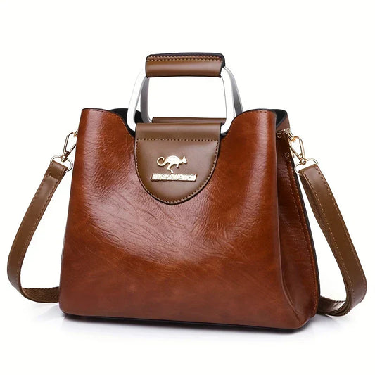 Isabella - Chic Læder Bucket-taske