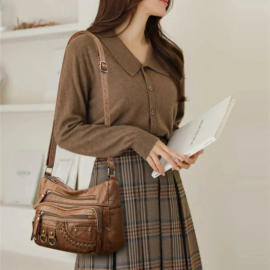 Olivia - Elegant Skuldertaske med Vintage Charme