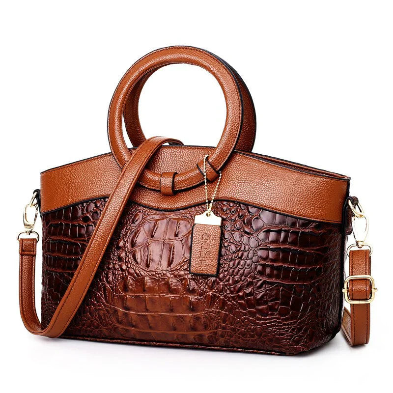 Frances - Klassisk Heritage Læder Skuldertaske